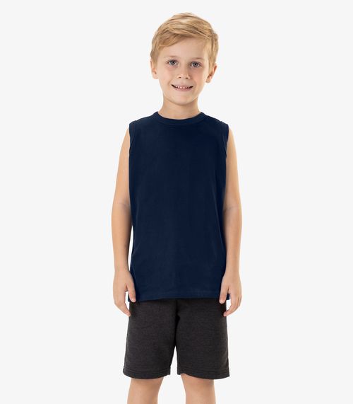 Bermuda Infantil Masculina Em Moletom Rovi Kids Preto