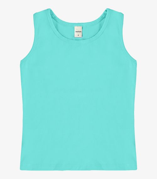 Regata Básica Infantil Feminina Rovitex Kids Azul