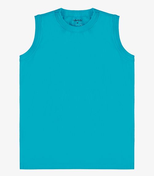 Regata Básica Infantil Masculina Rovitex Kids Azul