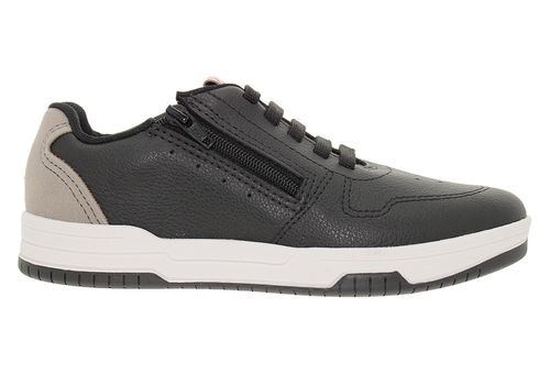 Sapatênis Casual Molekinho Preto e Cinza Juvenil Masculino
