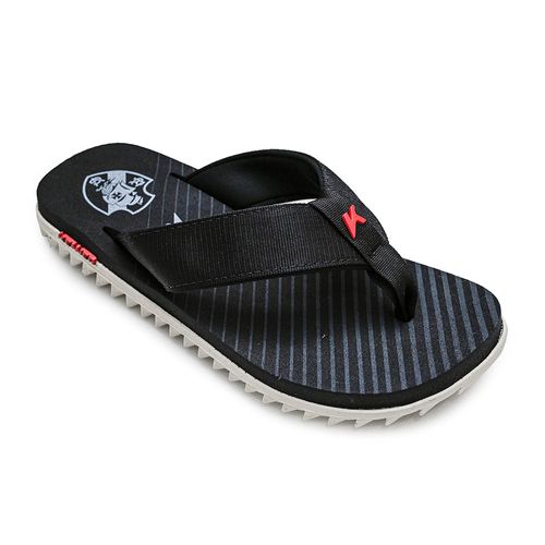 Chinelo Dedo Kenner Kivah Vasco Preto e Branco Masculino