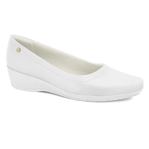 Sapato Scarpin Comfortflex Off White Feminino