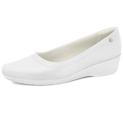 Sapato Scarpin Comfortflex Off White Feminino