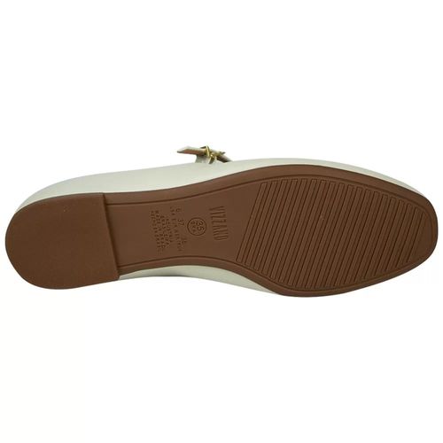 Sapatilha Bico Redondo Vizzano Branco Off Feminina