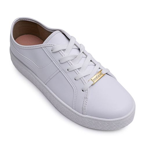 Tênis Casual Flatform Moleca Branco Feminino