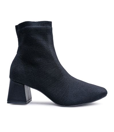 Bota Salto Bebecê Preta Feminino