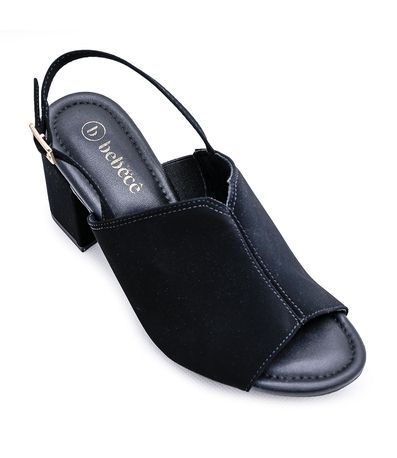 Sandália Salto Bebecê Preto Feminino