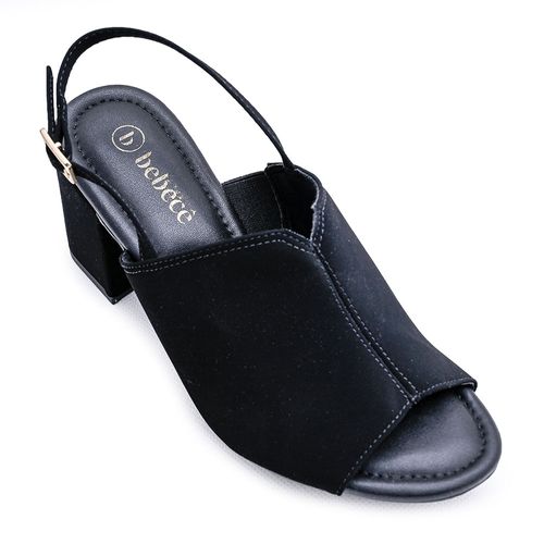 Sandália Salto Bebecê Preto Feminino