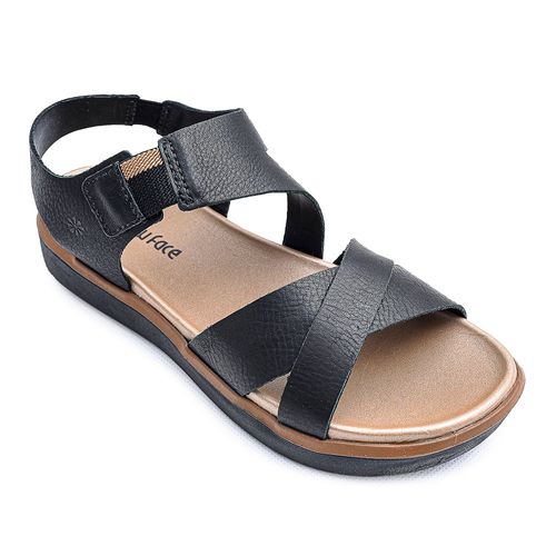 Sandália Flatform New Face Preto Feminino