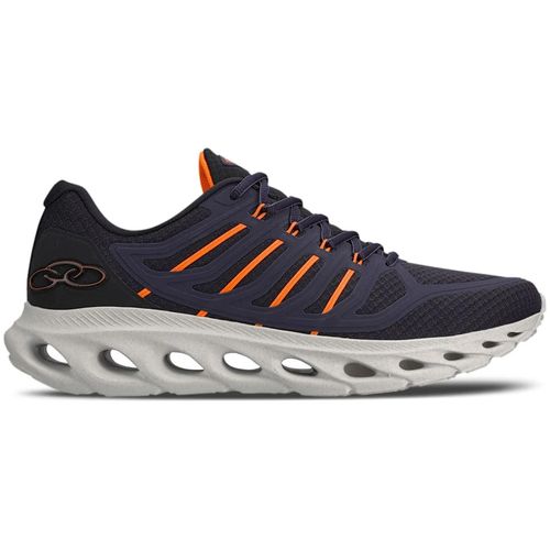 Tênis Esportivo Olympikus Cyber 4 Marinho e Laranja Masculino