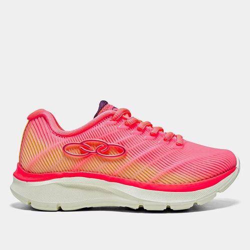 Tênis Esportivo Olympikus Rosa e Laranja Juvenil Feminino