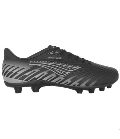Chuteiro Campo Penalty Bravo Preto e Chumbo Masculino