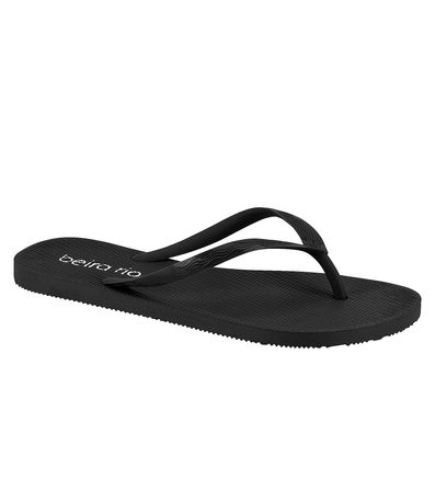 Chinelo Dedo Beira Rio Preto Feminino