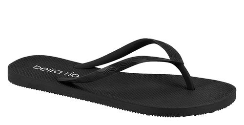 Chinelo Dedo Beira Rio Preto Feminino