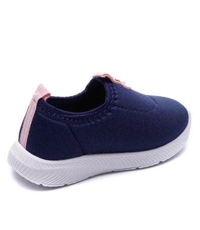 Tênis Casual Molekinha Marinho Infantil Feminino