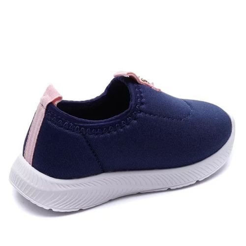 Tênis Casual Molekinha Marinho Infantil Feminino
