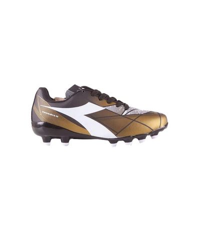 Chuteira Campo Diadora Preto e Dourado Masculino