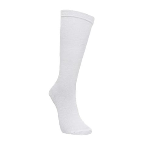 Meia Casual Selene Cano Alto Branco Feminino