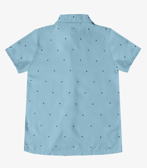 Camisa Infantil Menino Gola Dupla Trick Nick Azul