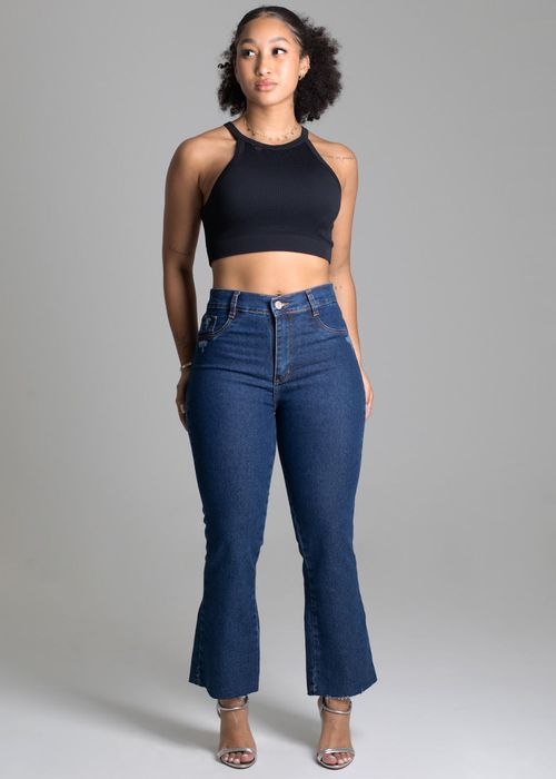Calça Jeans Sawary Cropped - 277851