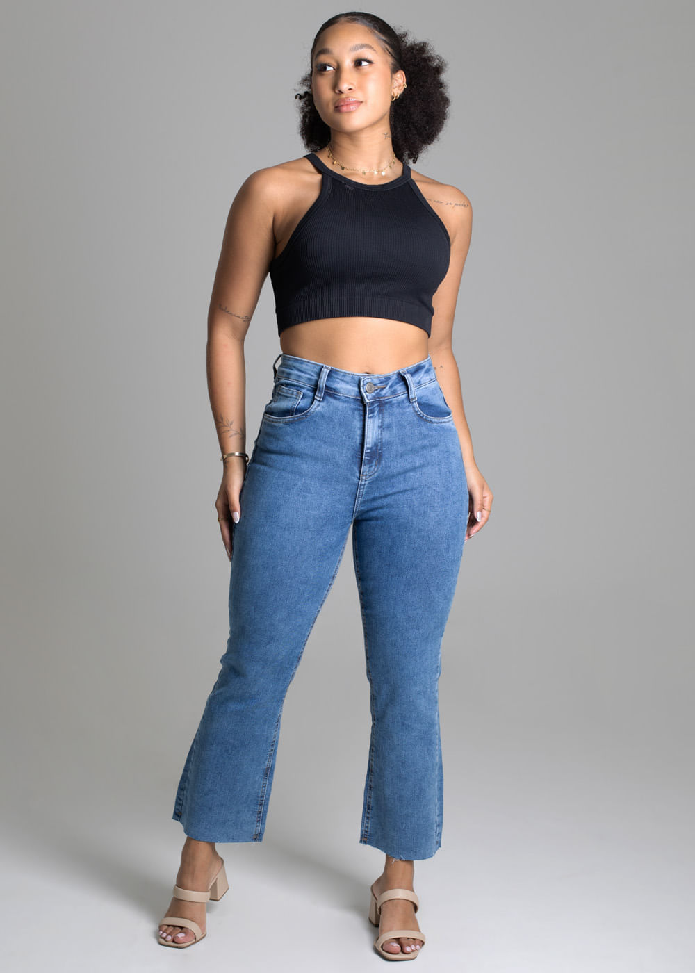 Calça Jeans Sawary Flare 277456