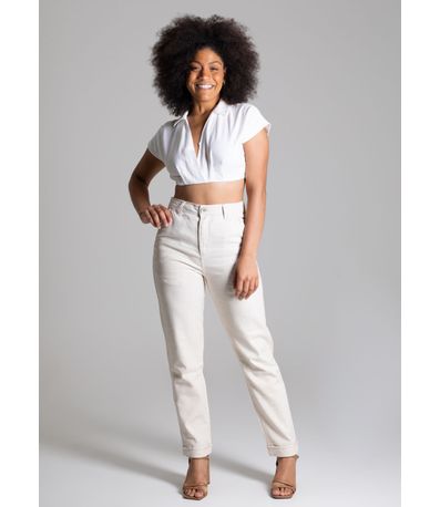 Calça Linho Sawary Reta - 275472