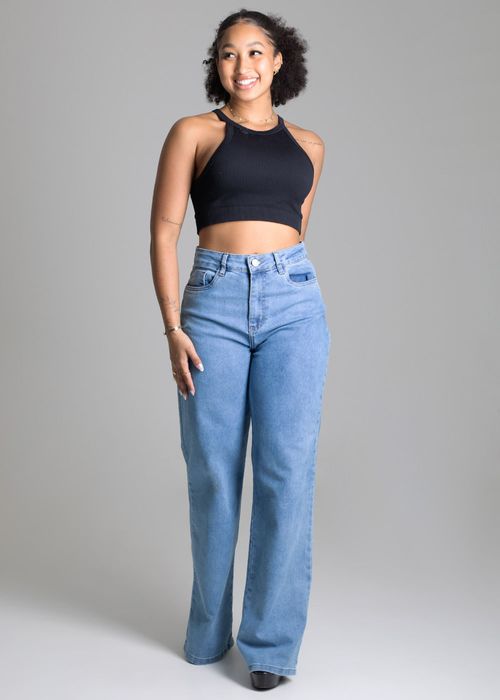 Calça Sawary Jeans Wide Leg - 277591