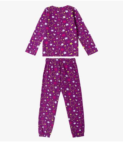 Pijama Infantil Menina Estapado Select Roxo