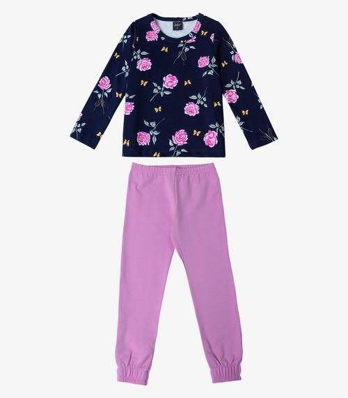 Pijama Infantil Menina Select Preto