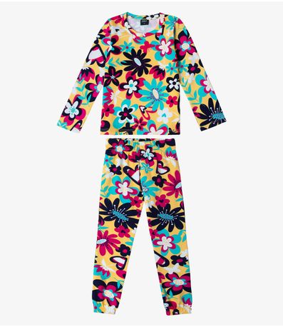 Pijama Infantil Menina Estapado Select Amarelo
