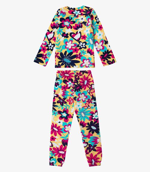 Pijama Infantil Menina Estapado Select Amarelo