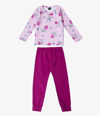 Pijama Infantil Menina Select Rosa