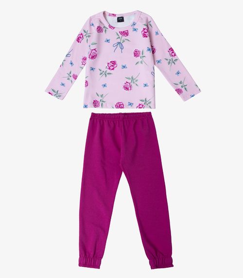 Pijama Infantil Menina Select Rosa