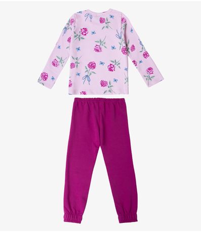 Pijama Infantil Menina Select Rosa
