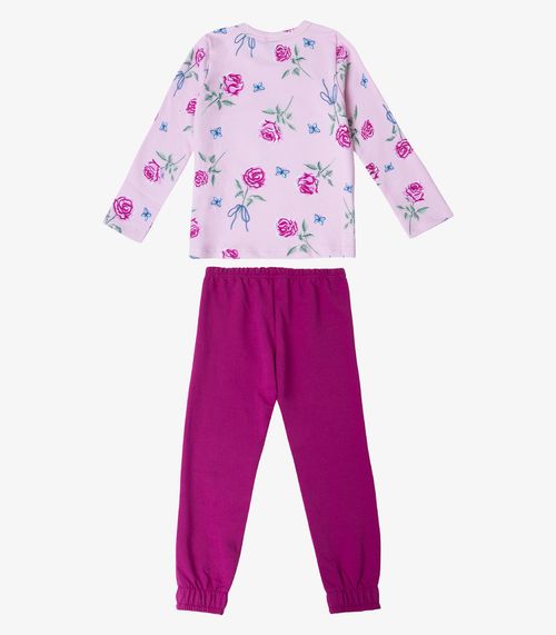 Pijama Infantil Menina Select Rosa