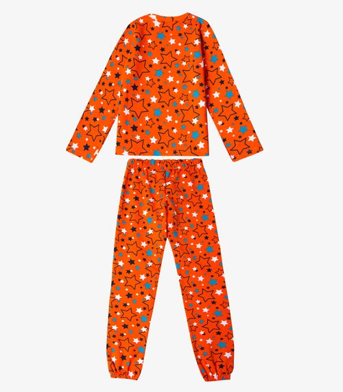 Pijama Infantil Menina Estapado Select Laranja