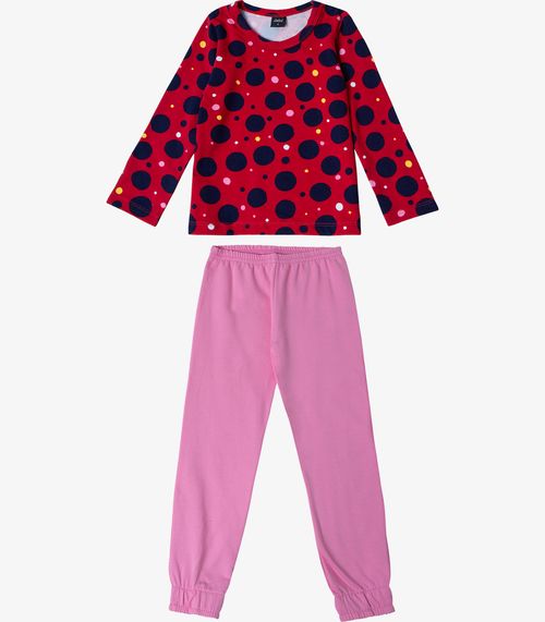 Pijama Infantil Menina Select Vermelho