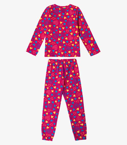 Pijama Infantil Menina Estapado Select Rosa