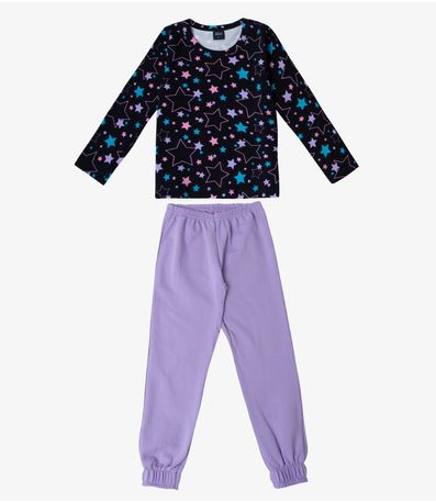 Pijama Infantil Menina Select Roxo