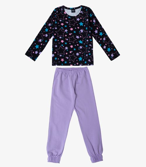 Pijama Infantil Menina Select Roxo