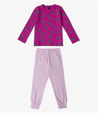 Pijama Infantil Menina Select Rosa