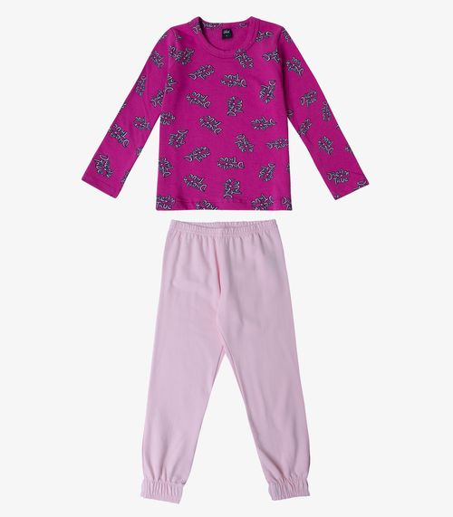 Pijama Infantil Menina Select Rosa