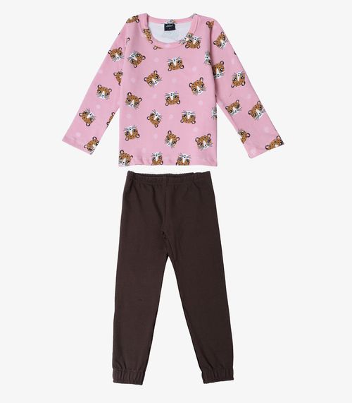 Pijama Infantil Menina Select Rosa