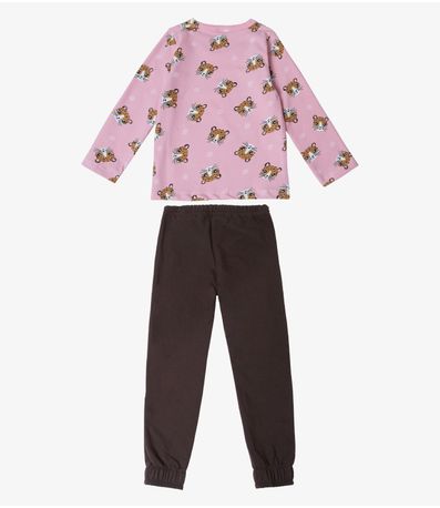 Pijama Infantil Menina Select Rosa