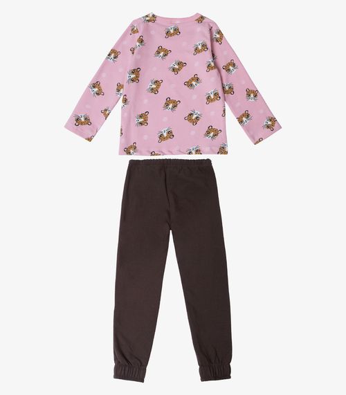 Pijama Infantil Menina Select Rosa
