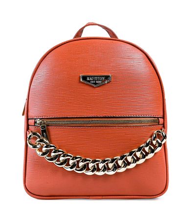 Bolsa Mochila Rafitthy Marrom Feminina