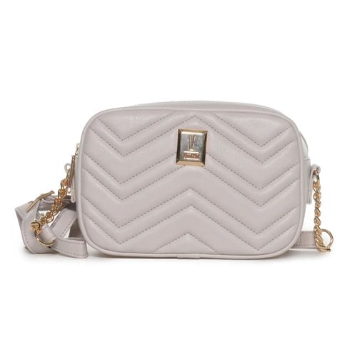 Bolsa Vizzano Tira Colo Cinza Feminina
