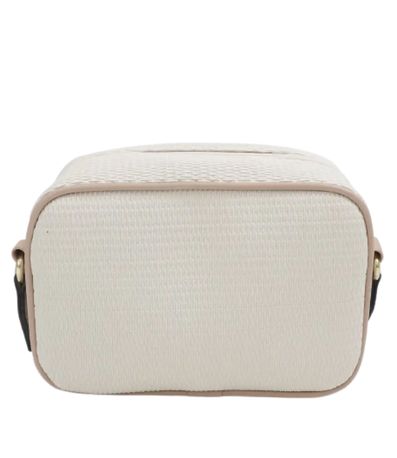 Bolsa Vizzano Tira Colo Off White e Bege Feminina