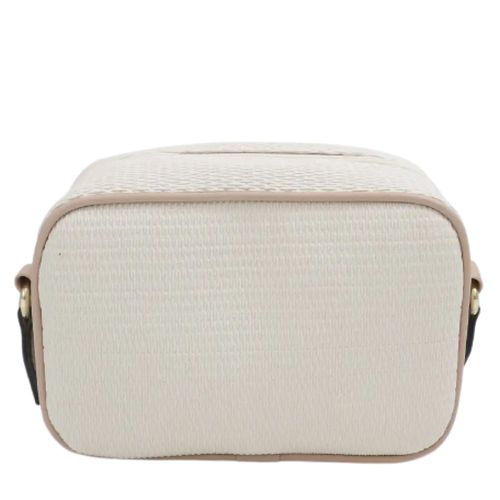 Bolsa Vizzano Tira Colo Off White e Bege Feminina