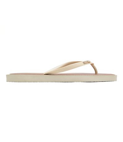 Chinelo Dedo Brizza Creme Feminino